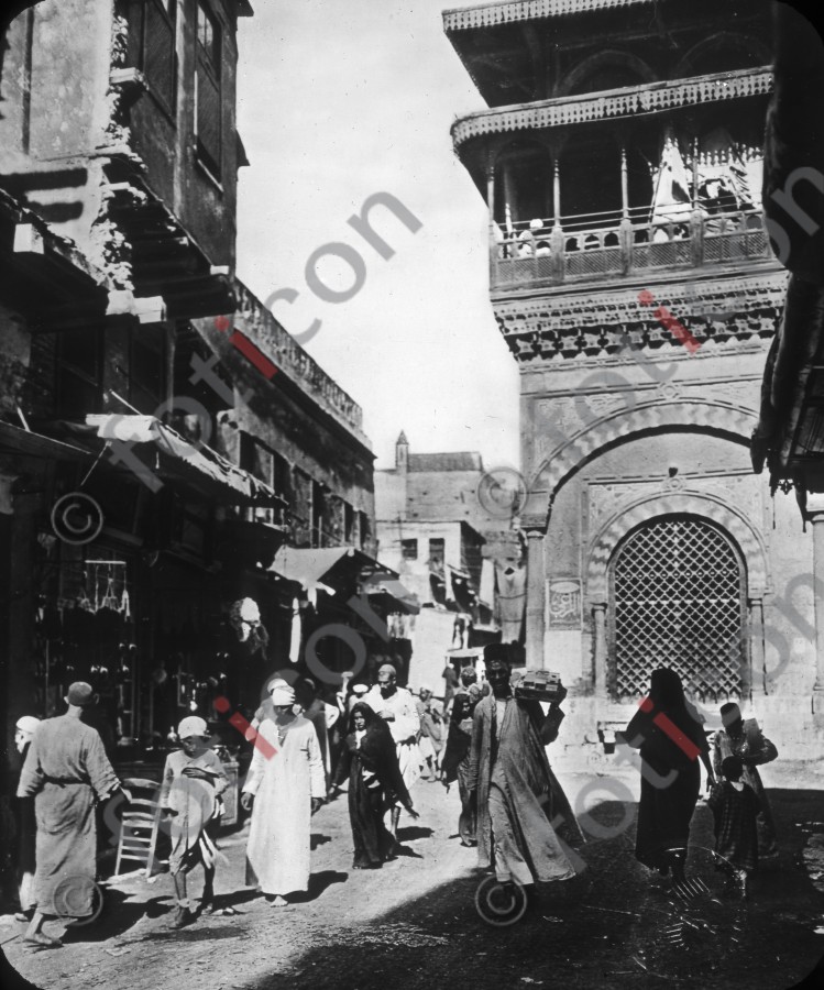Strassenszene in Kairo | Cairo street scene (foticon-simon-008-002-sw.jpg)